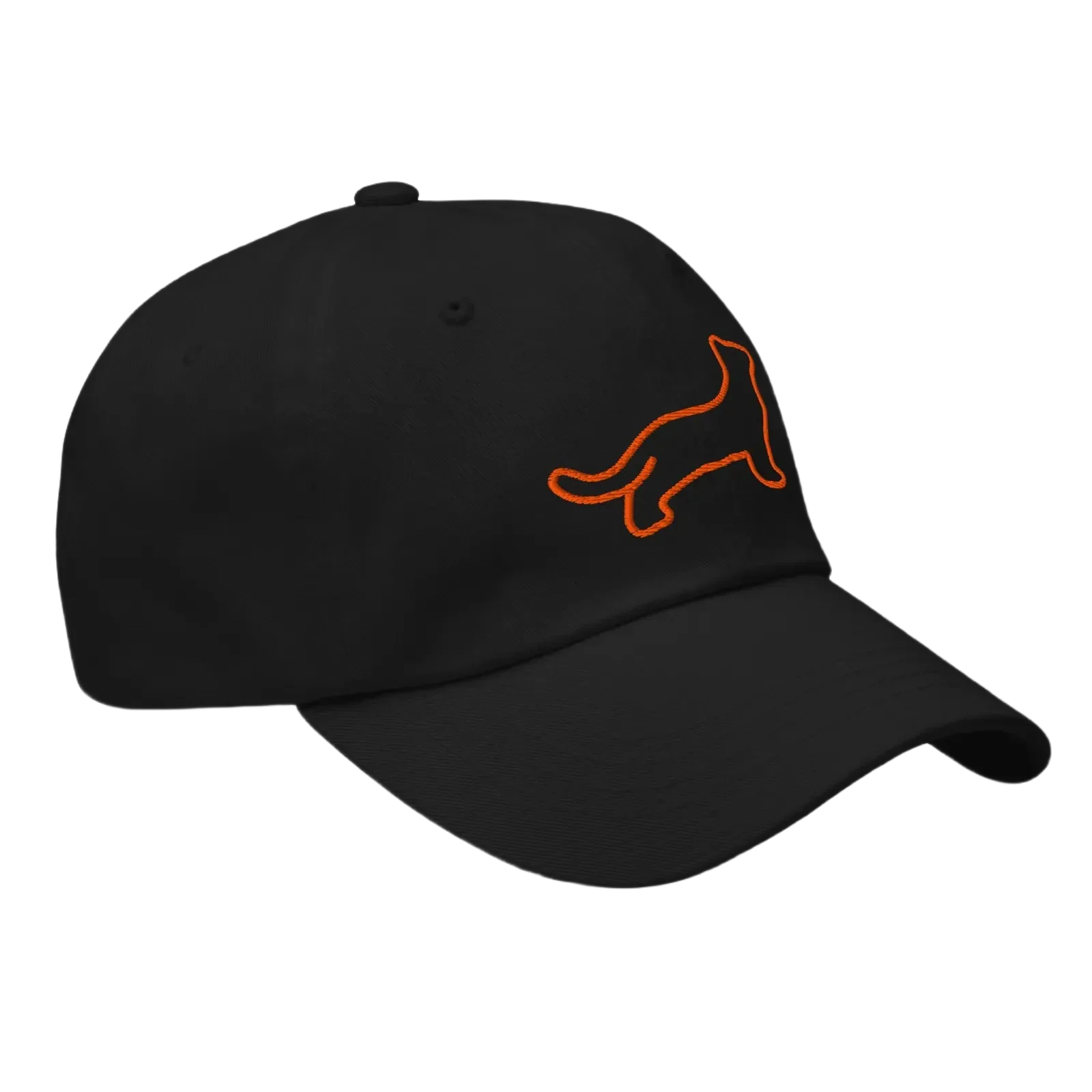 Black Cat Embroidered Hat - Image 3