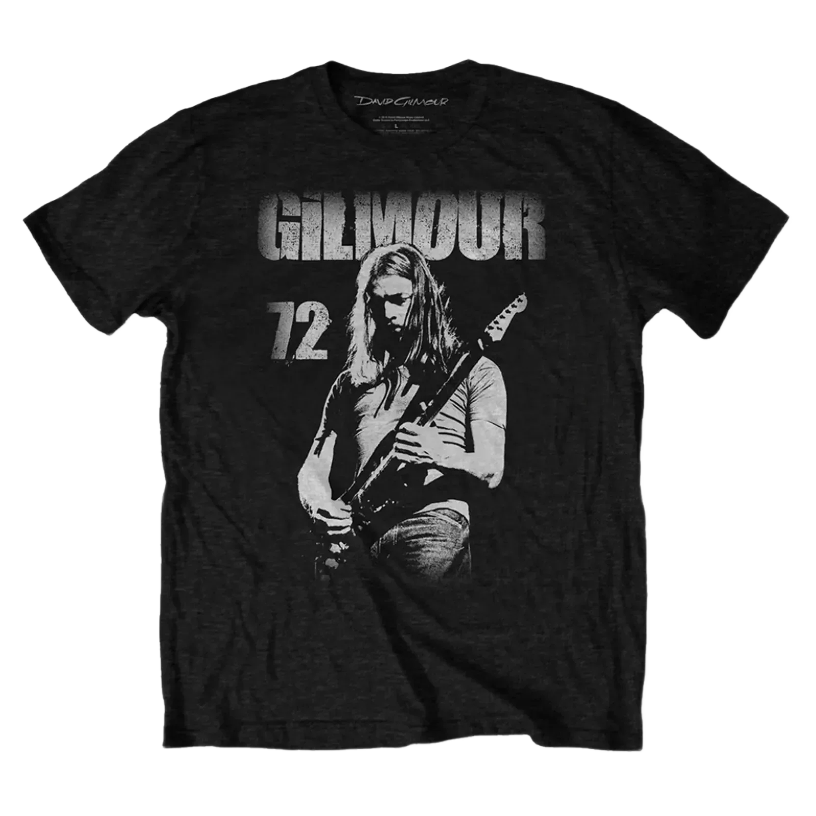 David Gilmour 72 Black T-Shirt