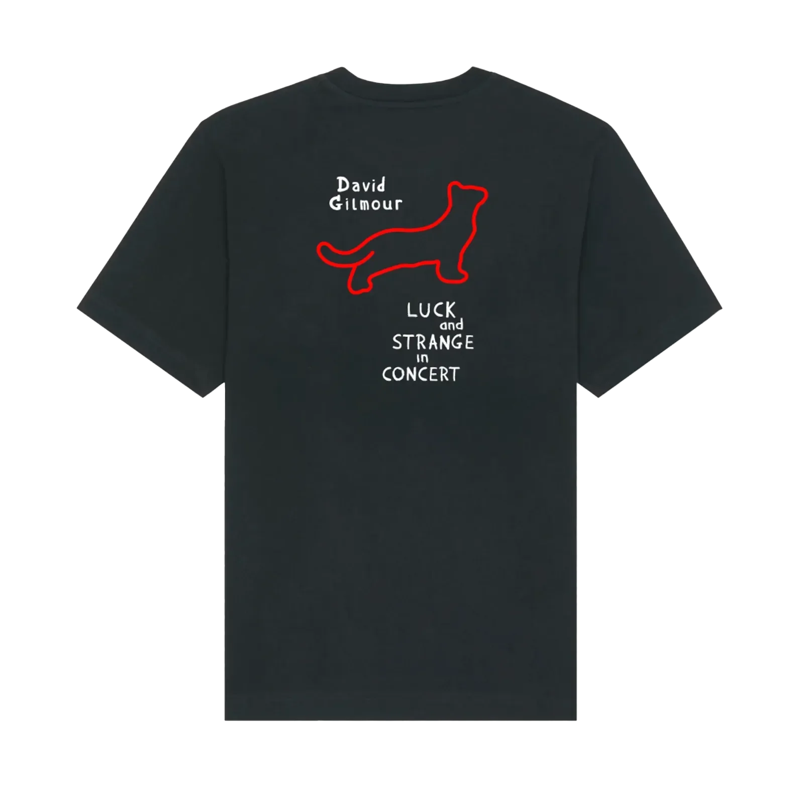 Red Lights Black Cat T-Shirt - Image 2